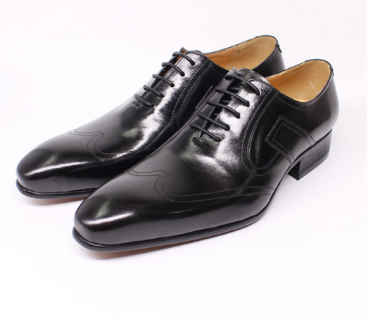 Zapatos Oxford de Cuero Genuino para Hombre - Estilo Ejecutivo Casual