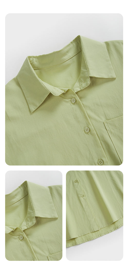 Blusa Blanca Clásica de Manga Larga para Mujer - Primavera - Image 14