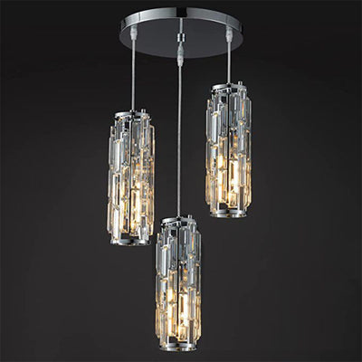 Lámpara Colgante Industrial Cristal LED Cabecera Restaurante Pasillo - Image 11