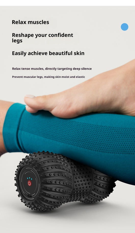 Rodillo Masajeador Eléctrico con Vibración para Yoga y Recuperación Muscular - Image 20