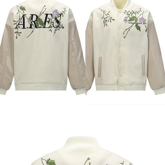 Chaqueta Retro Americana con Bordado Floral para Hombre - Image 16