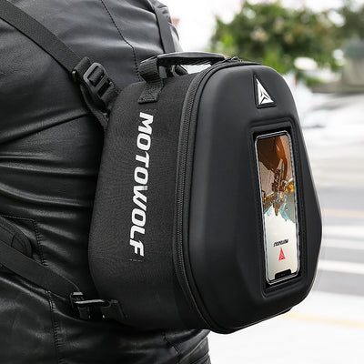 Mochila Impermeable para Motocicleta con Compartimento de Asiento Trasero