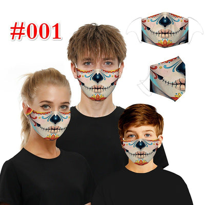 Mascarilla de Moda 3D con Impresión Digital para Exteriores