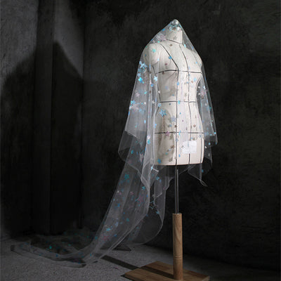 Tela Malla Diseñador con Bordado de Lentejuelas Sinfonía Estelar - Image 5