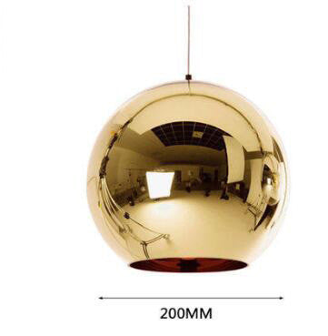 Lámpara Colgante de Cristal Espejo Efecto Espacio con Electrochapado - Image 11