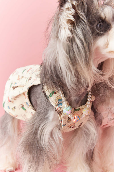 Falda Denim con Tirantes para Perros Pequeños Schnauzer y Maltés - Image 16