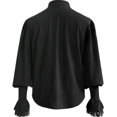 Camisa Pirata Medieval con Pliegues - Disfraz Steampunk Renaissance - Image 2