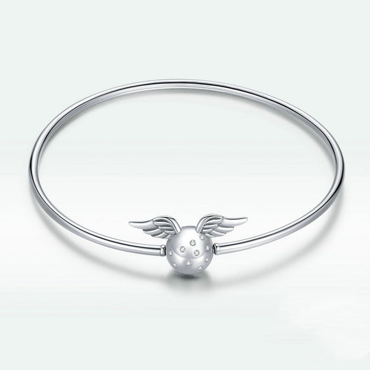 Pulsera Alas de Hada con Circones en Plata de Ley - Image 5