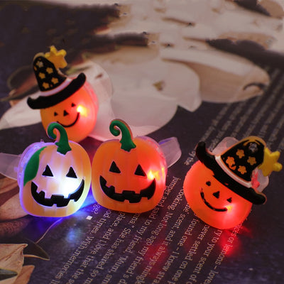 Anillo Luminoso Calabaza Halloween - Accesorio Decorativo Brillante - Image 9