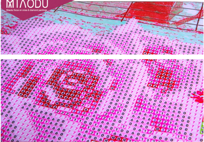 Kit Completo de Pintura de Diamantes 5D - Lobo en Cascada con Cristales de Mosaico - Image 8