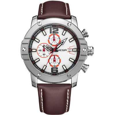 Reloj de Cuarzo Cronógrafo Multifuncional Resistente al Agua con Calendario para Hombre - Image 10