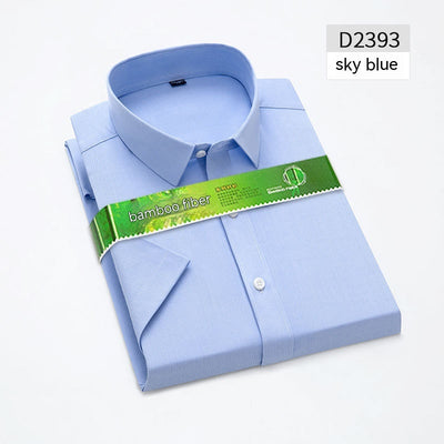 Camisa de Trabajo Casual Ejecutiva en Fibra de Bambú para Hombre - Image 7