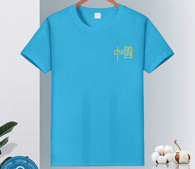Camiseta de Algodón Puro para Parejas - Ajuste Slim Talla Grande - Image 17