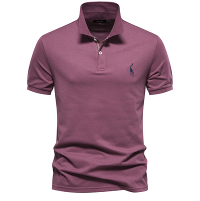 Polo Clásico para Hombre con Bordado de Venado - Diseño Básico Manga Corta - Image 11