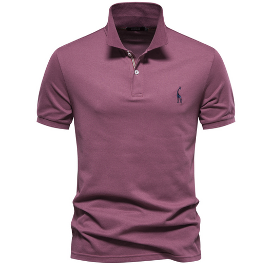 Polo Clásico para Hombre con Bordado de Venado - Diseño Básico Manga Corta - Image 11