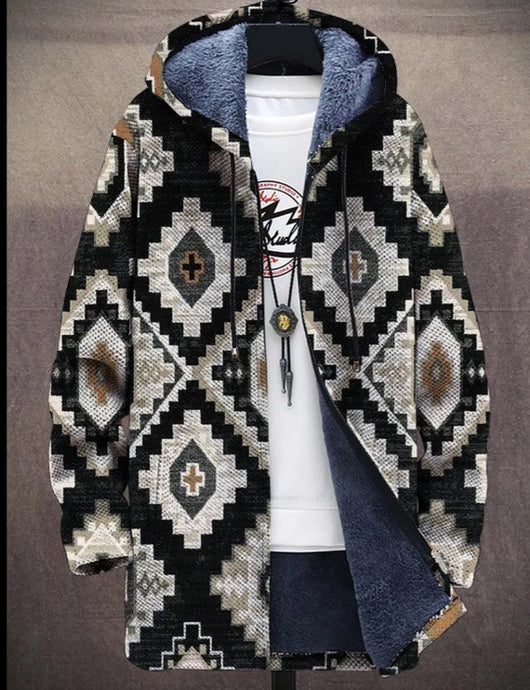 Chaqueta de Cuello Parado con Estampado Digital para Hombre - Image 17