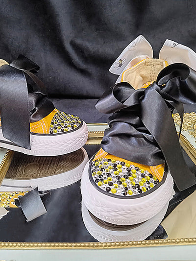 Tenis de Lona con Diseño de Abeja Cartoon - Estilo Personalizado - Image 5