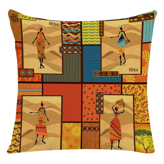 Funda de Cojín Decorativa Africana para Cama y Auto - Image 28