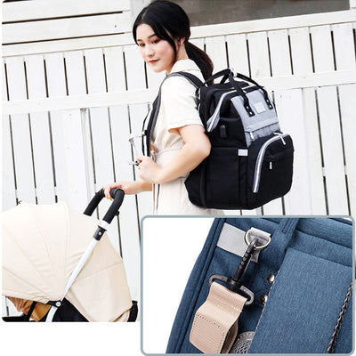 Mochila Maternal Multifuncional con Red Antimosquitos, Capacidad Grande y Cuna Plegable - Image 5