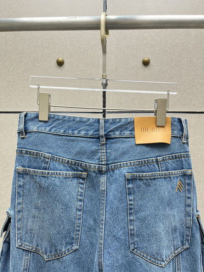 Pantalones Vaqueros Anchos para Mujer con Múltiples Bolsillos - Image 19