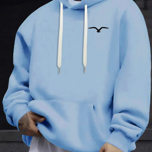 Sudadera Casual con Estampado de Aves para Hombre - Image 16