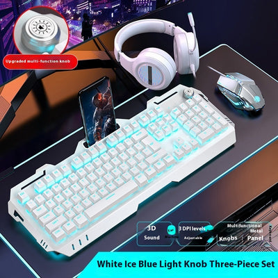 Teclado Mecánico Gaming con Perilla de Control Ergonómica - Image 30