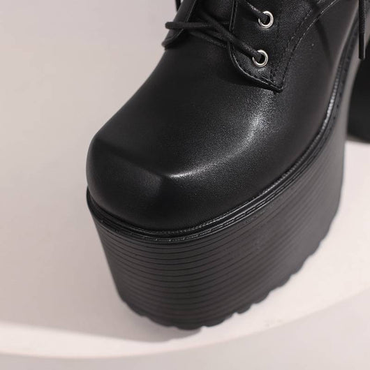 Botas de Cuero para Mujer con Cadena Beaded y Hebilla - Image 15