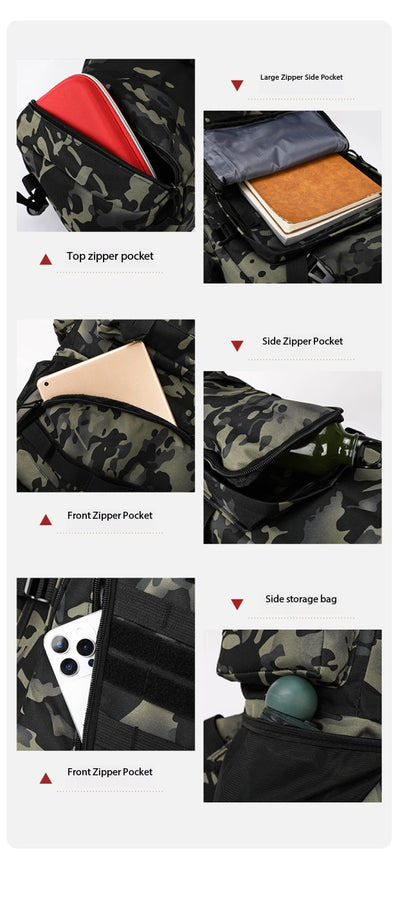 Mochila Táctica de Gran Capacidad para Aventuras al Aire Libre - Image 10