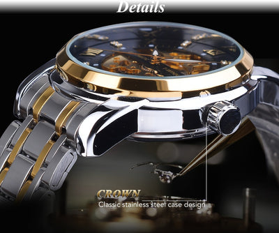 Reloj Mecánico Impermeable con Diseño Calado para Hombre - Image 48