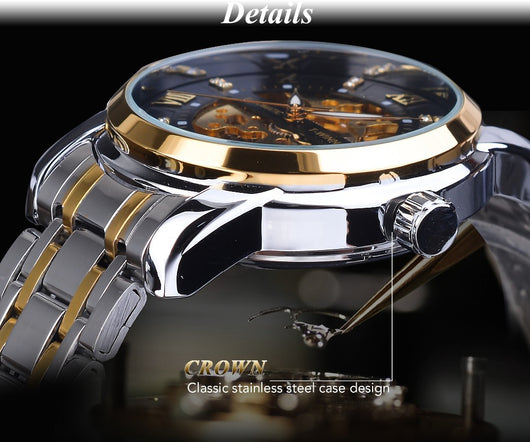 Reloj Mecánico Impermeable con Diseño Calado para Hombre - Image 48