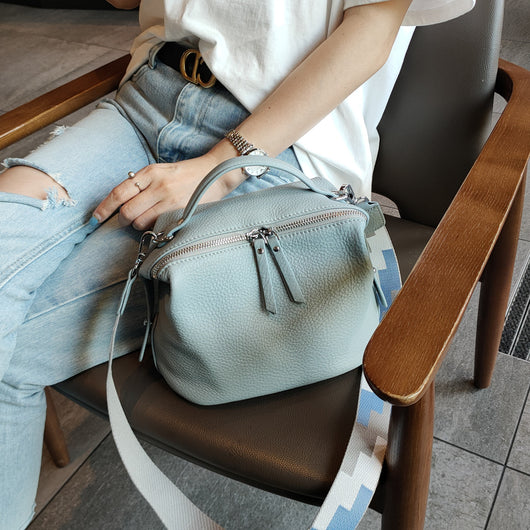 Bolso Bandolera de Cuero Suave con Asa Simple - Image 15