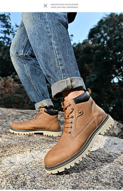 Botas Casuales Martin de Cuero Genuino para Hombre - Caña Media - Image 18