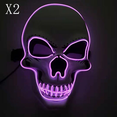 Máscara Calavera LED Luminosa para Halloween - Image 17