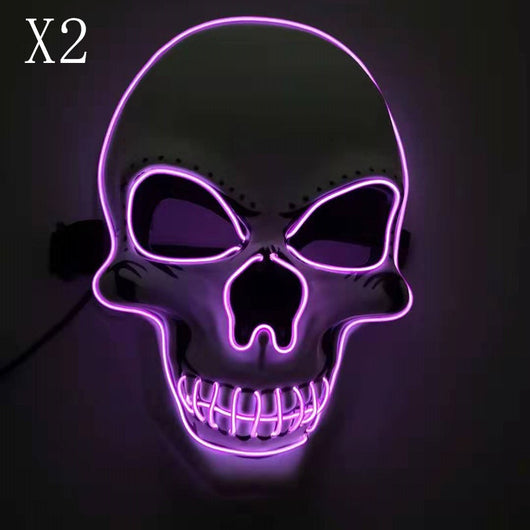 Máscara Calavera LED Luminosa para Halloween - Image 17