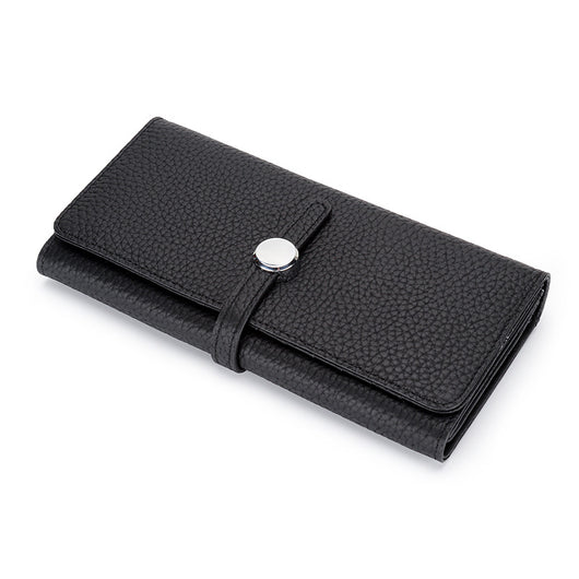 Billetera Larga de Cuero para Mujer con Gran Capacidad y Diseño Plegable - Image 10