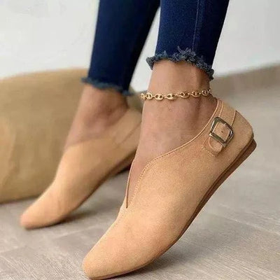 Zapatos Planos Punta Aguda Casual Elegantes - Image 3
