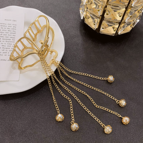 Agarre Cristal Metal con Borla - Diseño Premium - Image 3