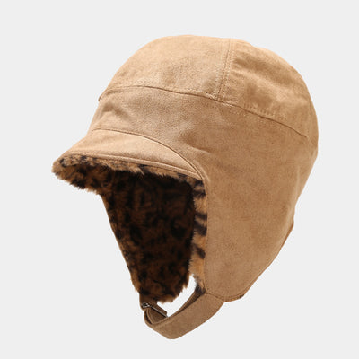 Gorro Térmico Estampado Leopardo con Protección Auditiva para Ciclismo - Image 8