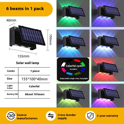 Lámpara Solar de Pared para Jardín y Decoración Exterior - Image 12