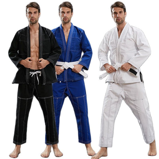 Uniforme de Judo Resistente en Color Liso - Diseño Antidesgaste - Image 4