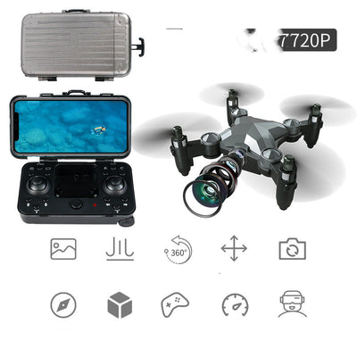 Dron Cuadricóptero Plegable con Cámara Aérea y Control Remoto para Niños - Image 13