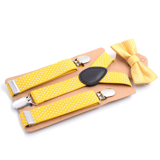 Conjunto de Corbatín Y de Tres Clips para Niños con Tirantes Ajustables - Image 10