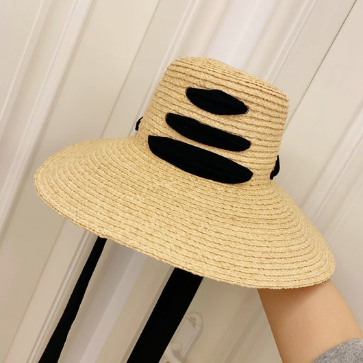 Sombrero de Rafia Xiaoxiangfeng para Playa y Vacaciones - Image 12