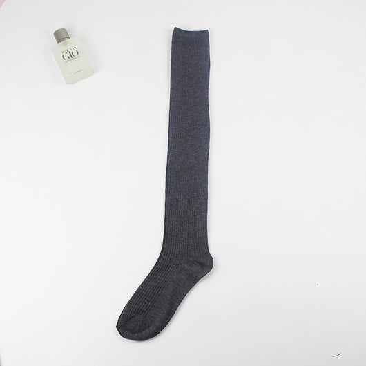 Calcetines Hasta la Rodilla con Rayas Verticales y Efecto Fruncido - Image 13