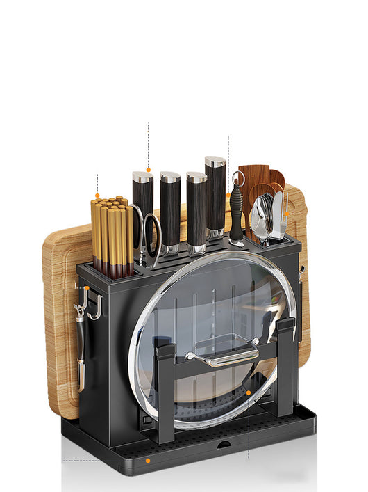 Soporte de Pared para Cuchillos en Acero Inoxidable - Organizador de Cocina - Image 10