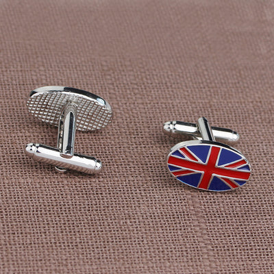 Gemelos Bandera Británica Geométricos para Camisa Francesa Hombre - Image 11