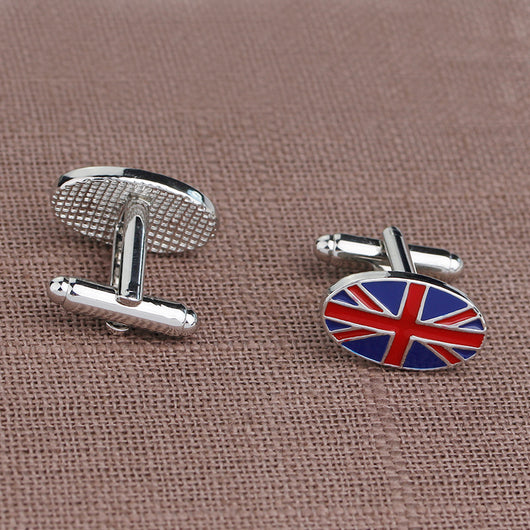 Gemelos Bandera Británica Geométricos para Camisa Francesa Hombre - Image 11