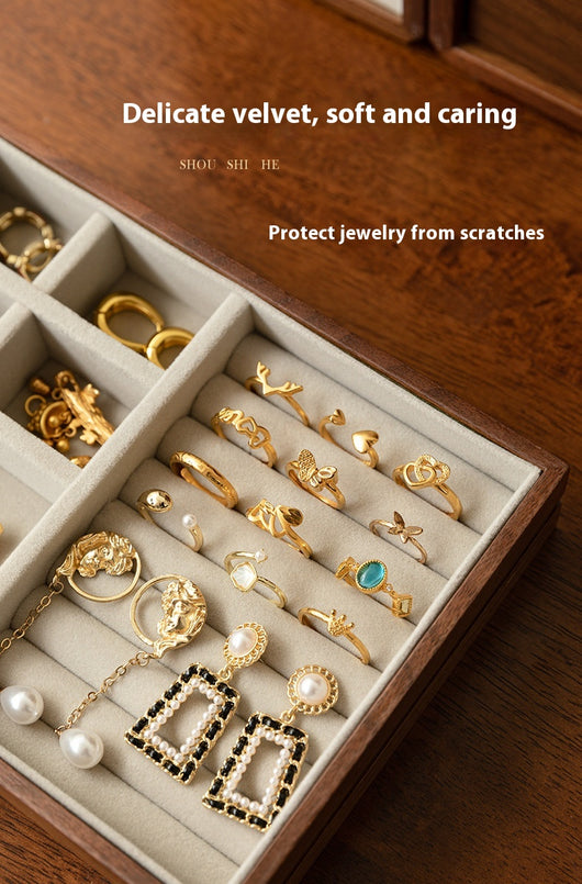 Caja de Joyería de Madera Estilo Chino - Organizador Elegante para Joyas - Image 16