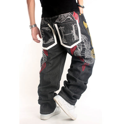 Jeans Hip-Hop Talla Grande para Hombre - Estilo Urbano Tendencia - Image 8