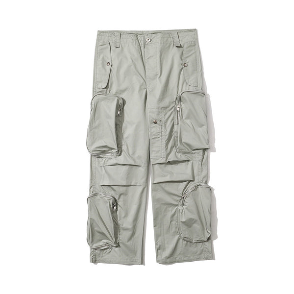 Pantalón Ancho Funcional de Moda Urbana
